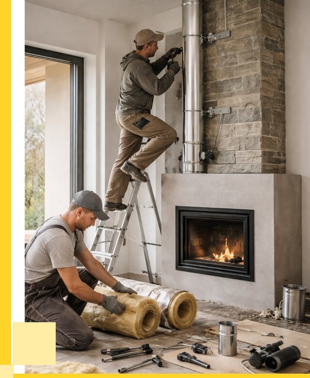 Монтаж дымоходов для каминов в Спасске-Дальнем от 15521 р. ЭриданСпс