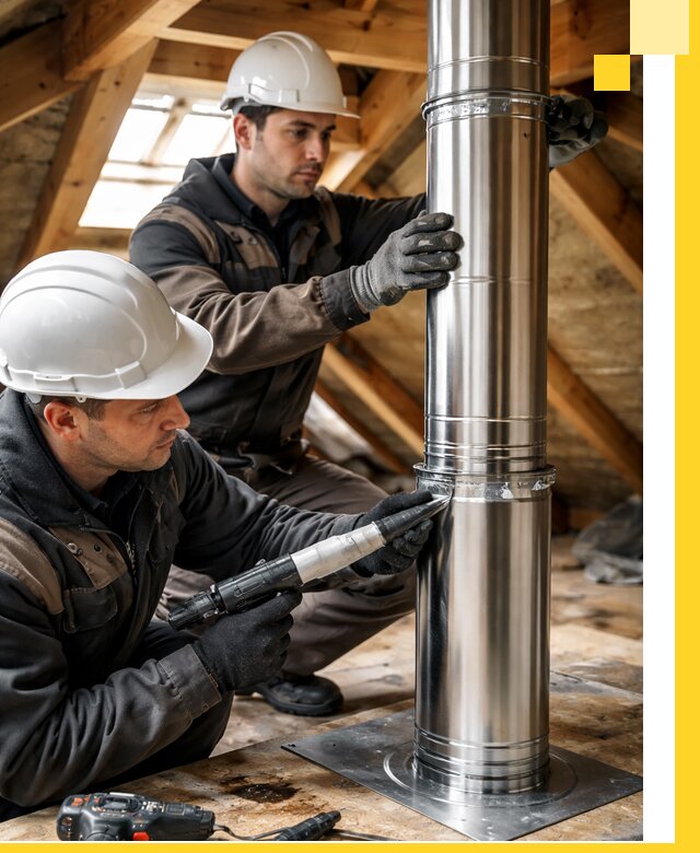 Монтаж дымоходов для каминов в Спасске-Дальнем с гарантией качества