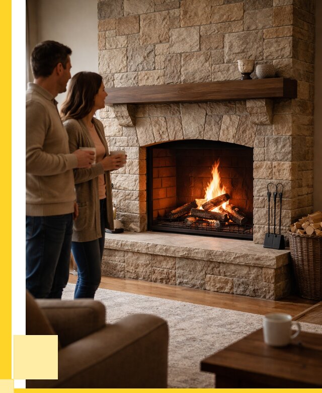 Каменные камины на заказ в Спасске-Дальнем от 186246 р. | ЭриданСпс