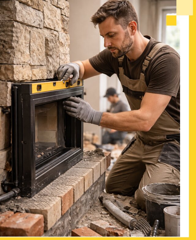 Дровяные камины под ключ в Спасске-Дальнем: монтаж, обустройство