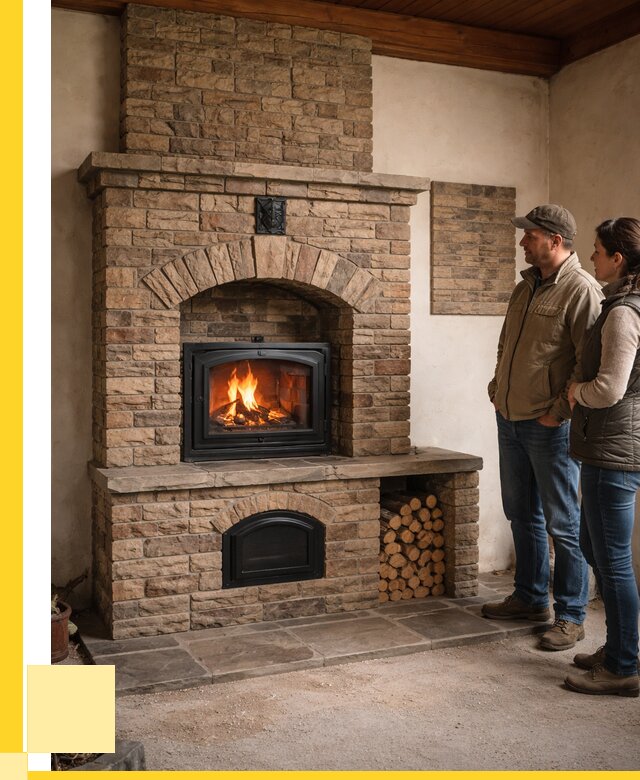 Кирпичная печь под ключ в Спасске-Дальнем от 155205 р. | ЭриданСпс