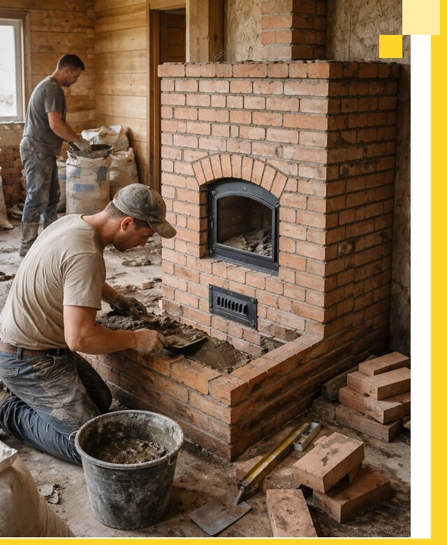 Профессиональное строительство печей в Спасске-Дальнем под ключ