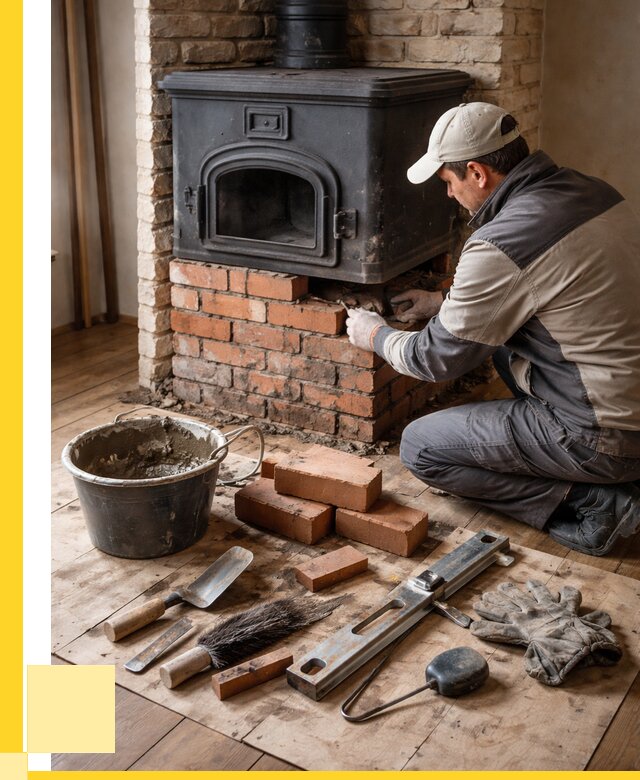 Ремонт печей в Спасске-Дальнем от 12416 р., услуги печника ЭриданСпс
