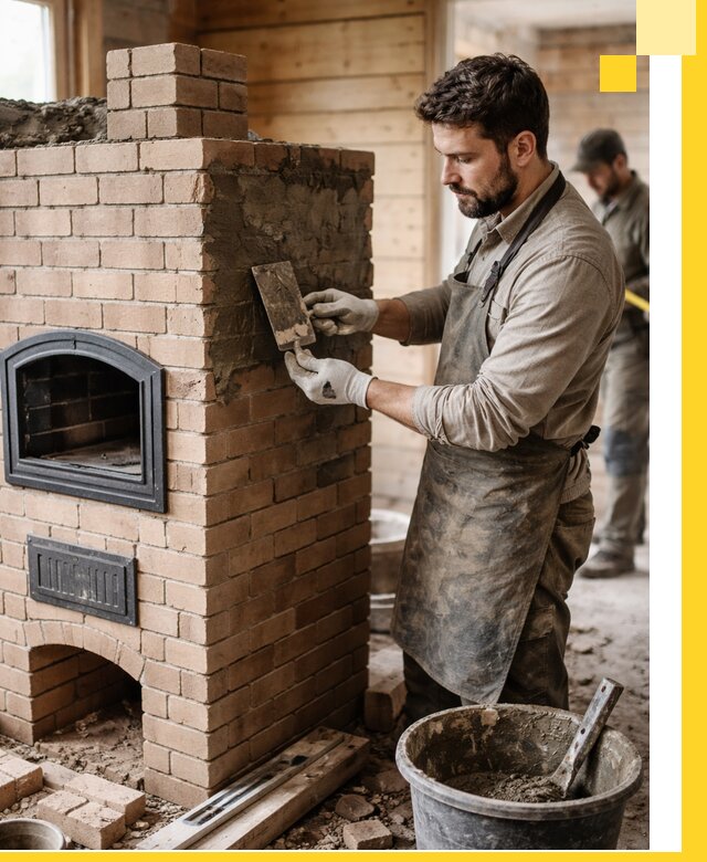 Изготовление и установка печей-шведок под ключ в Спасске-Дальнем