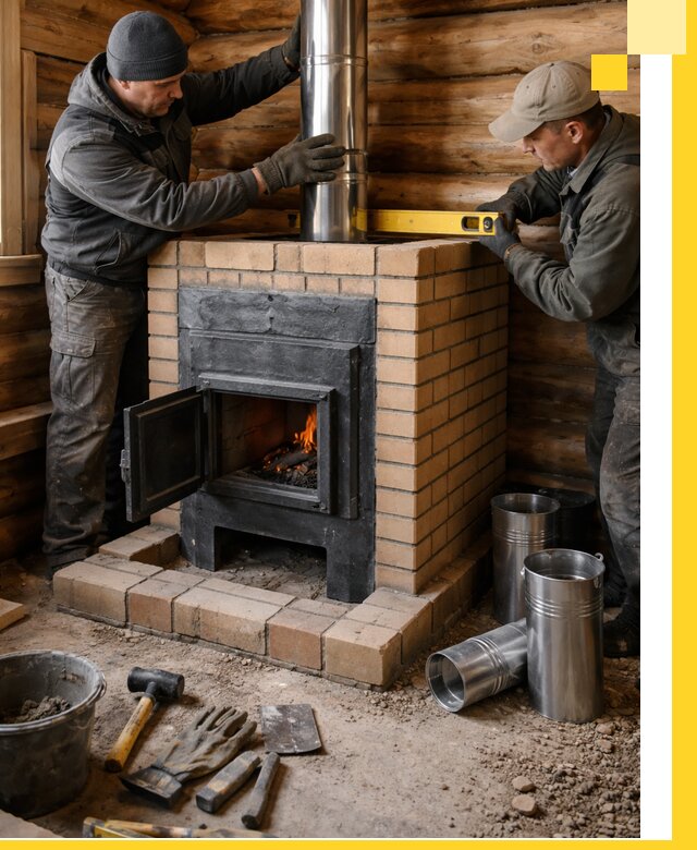 Проектирование, изготовление и установка банных печей в Спасске-Дальнем