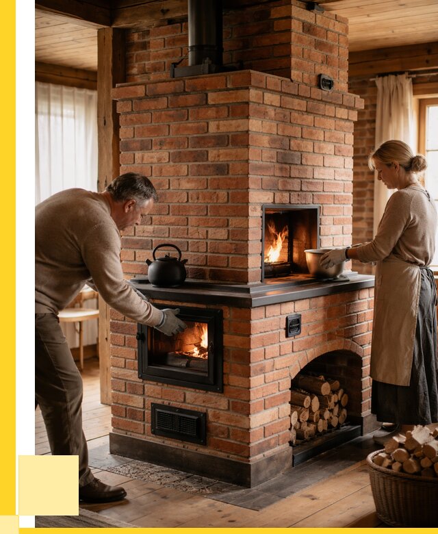 Печи для загородного дома под ключ в Спасске-Дальнем от 82776 р. | ЭриданСпс