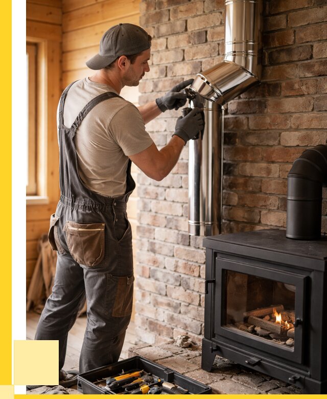 Монтаж дымоходов для печей в Спасске-Дальнем от 7760 р. | ЭриданСпс
