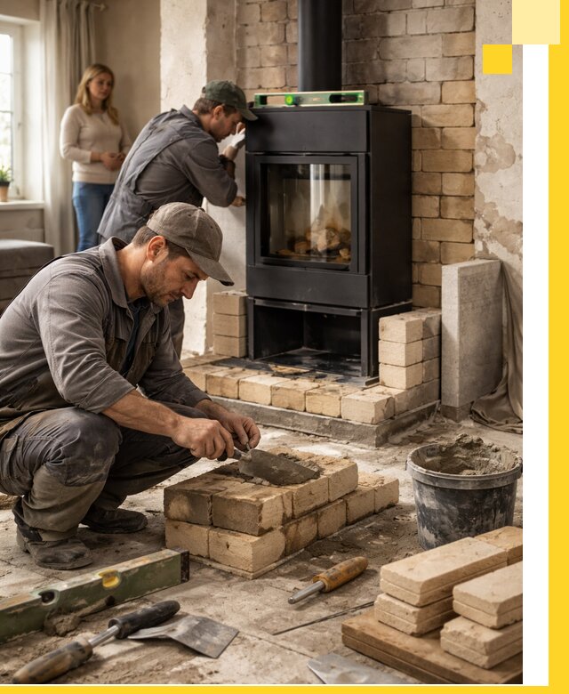 Печи и камины под ключ: проект, установка в Спасске-Дальнем