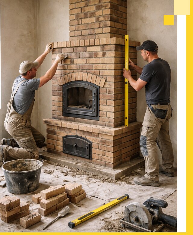 Продажа и установка печей и каминов для дома под ключ в Спасске-Дальнем