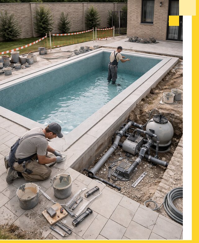 Строительство бассейнов под ключ в Спасске-Дальнем: проекты и монтаж