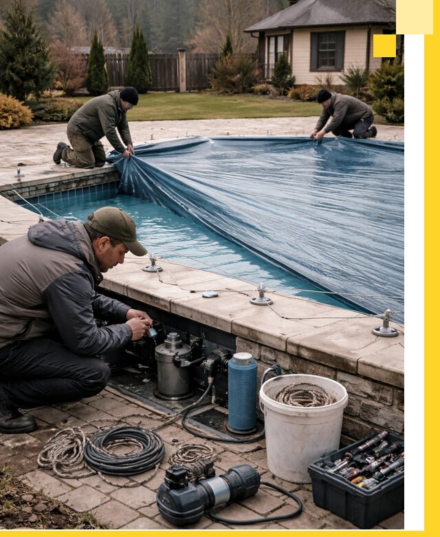 Консервация бассейнов в Спасске-Дальнем: подготовка к длительному хранению