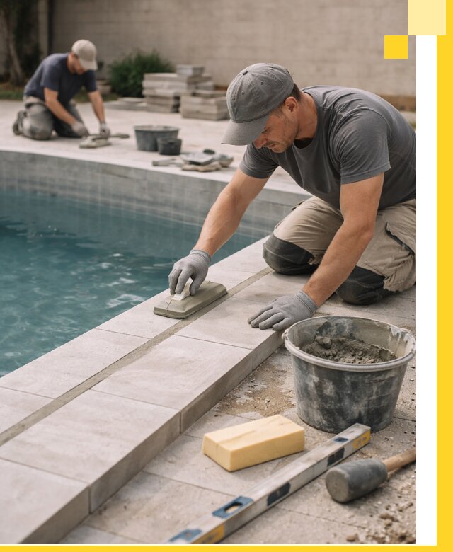 Отделка бассейнов в Спасске-Дальнем: декоративная отделка и гидроизоляция