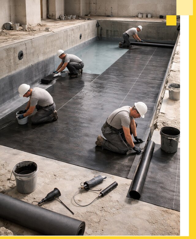 Профессиональная гидроизоляция бассейнов и чаш в Спасске-Дальнем под ключ
