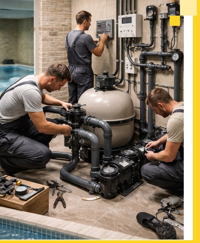 Комплексное оборудование для бассейнов под ключ в Спасске-Дальнем