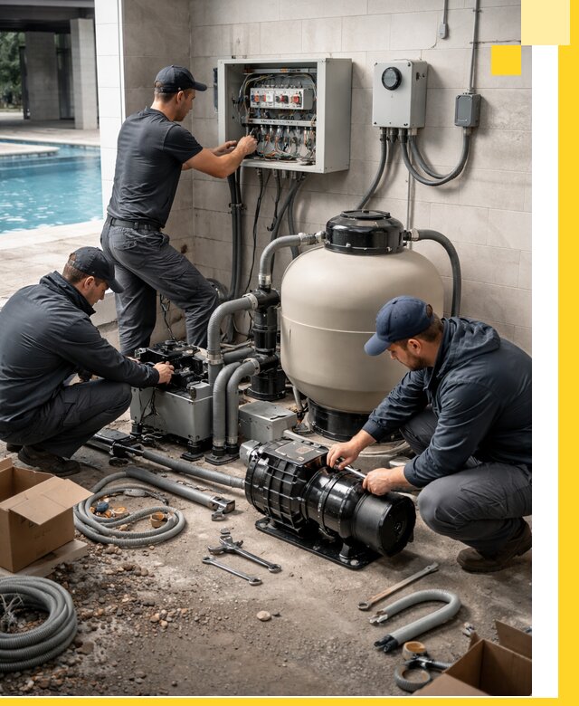 Профессиональный монтаж оборудования для бассейнов в Спасске-Дальнем