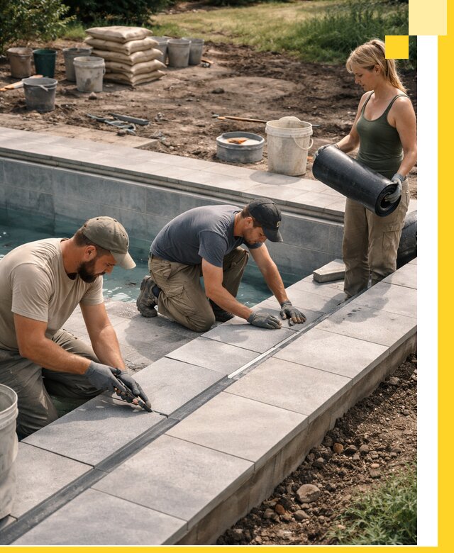 Строительство и монтаж уличных бассейнов под ключ в Спасске-Дальнем