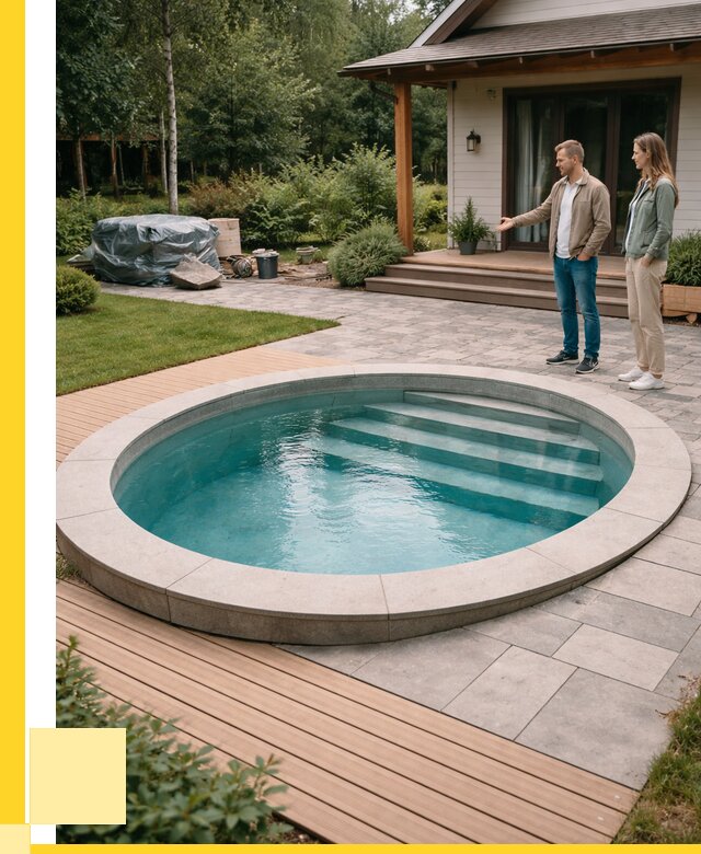 Бассейн на даче под ключ в Спасске-Дальнем от 206940 р., ЭриданСпс