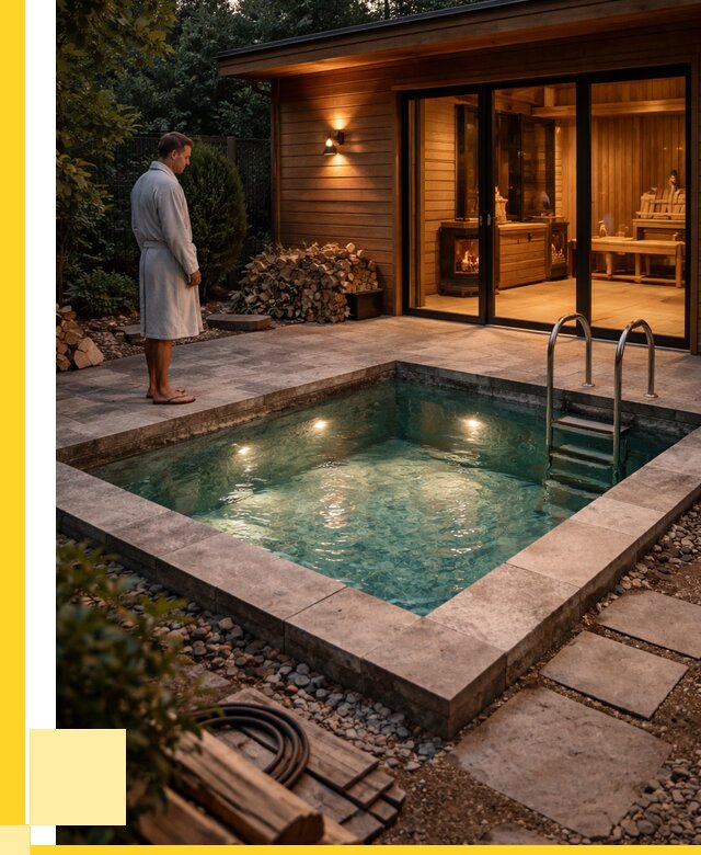 Бани с бассейном под ключ в Спасске-Дальнем от 98297 р. | ЭриданСпс