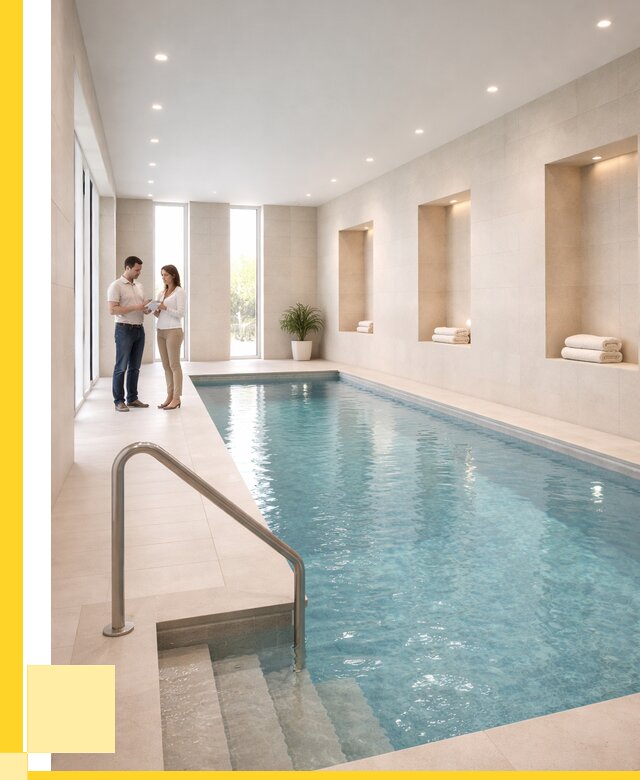 Бассейны в помещении под ключ в Спасске-Дальнем от 1552050 р. | ЭриданСпс