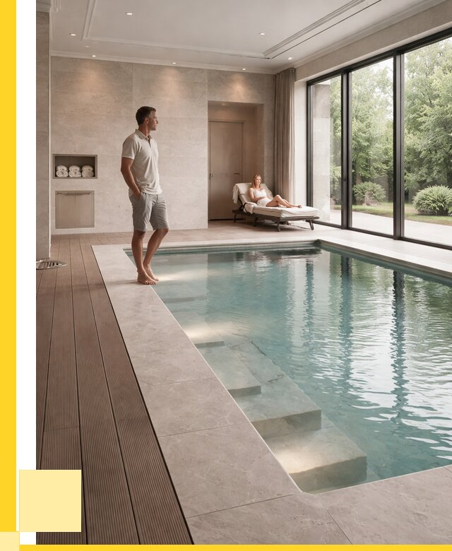 Бассейны в коттедже под ключ в Спасске-Дальнем от 1241640 р. | ЭриданСпс