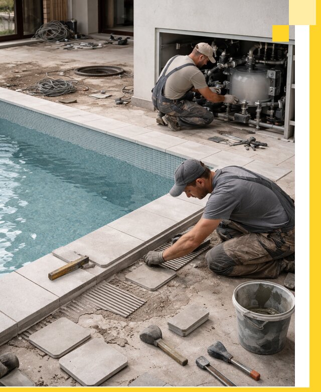 Строительство и монтаж бассейнов в коттедже в Спасске-Дальнем