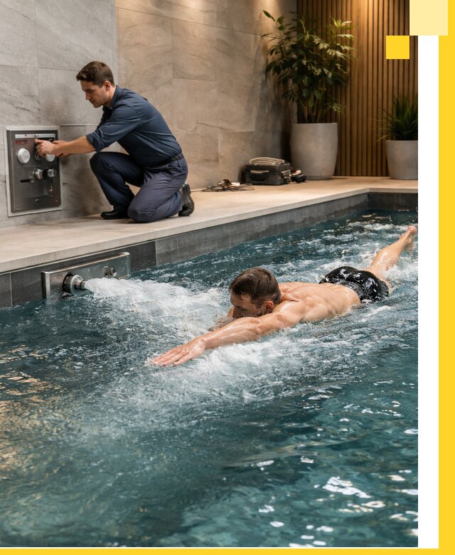 Проектирование и монтаж бассейнов с противотоком в Спасске-Дальнем