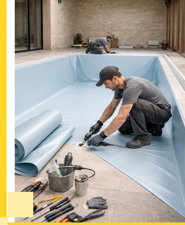 Пленка ПВХ для бассейнов в Спасске-Дальнем от 2587 р. | ЭриданСпс