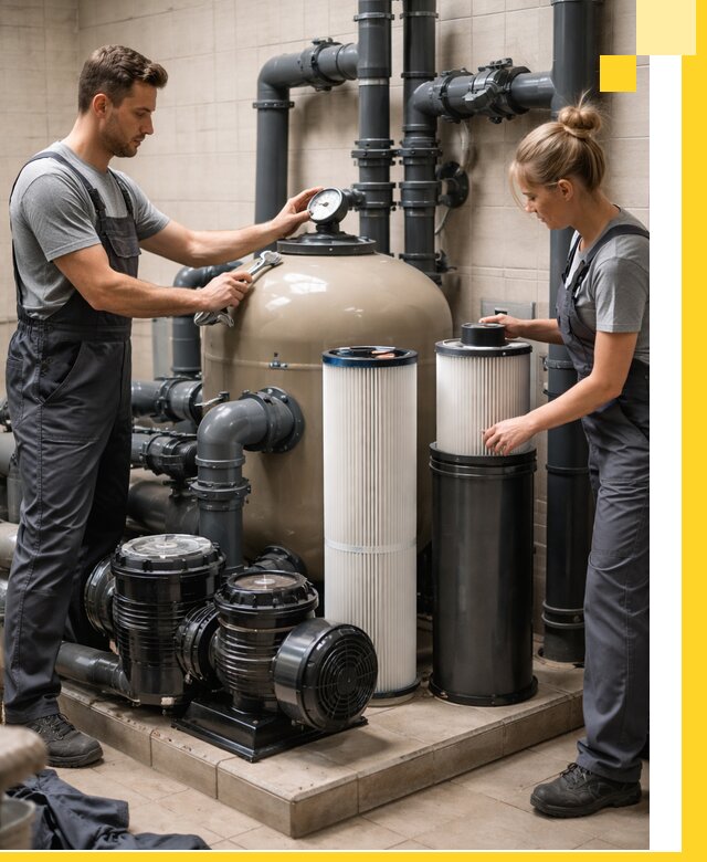 Фильтры и системы фильтрации для бассейнов в Спасске-Дальнем