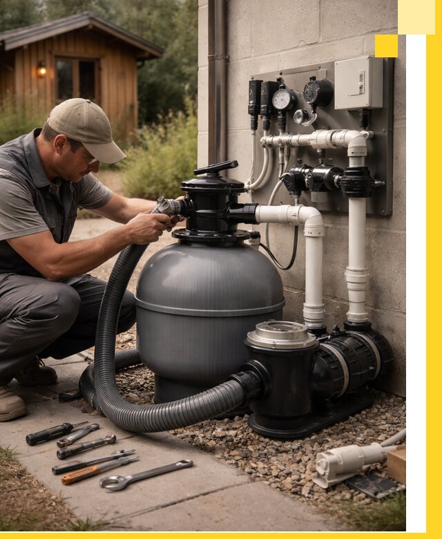 Продажа и монтаж фильтров и насосов для бассейнов в Спасске-Дальнем