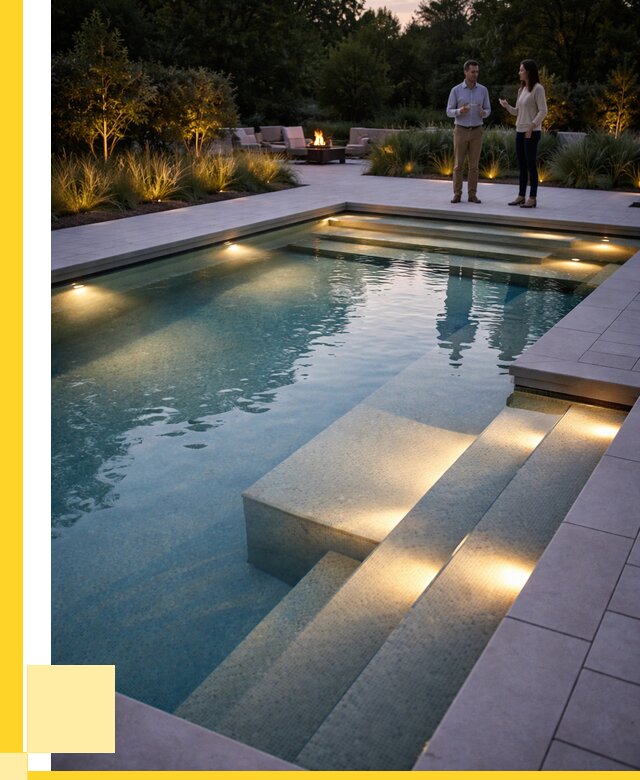 Освещение бассейнов в Спасске-Дальнем под ключ от 25868 р. | ЭриданСпс