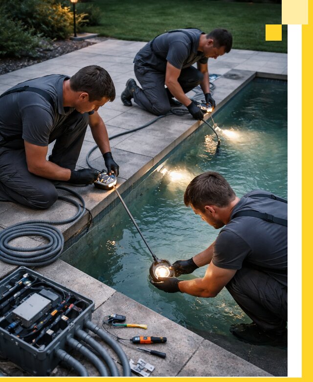 Профессиональное освещение бассейнов в Спасске-Дальнем: дизайн и монтаж