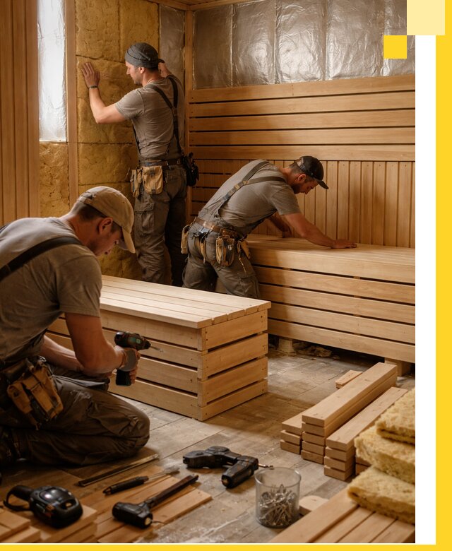 Профессиональное строительство саун под ключ в Спасске-Дальнем