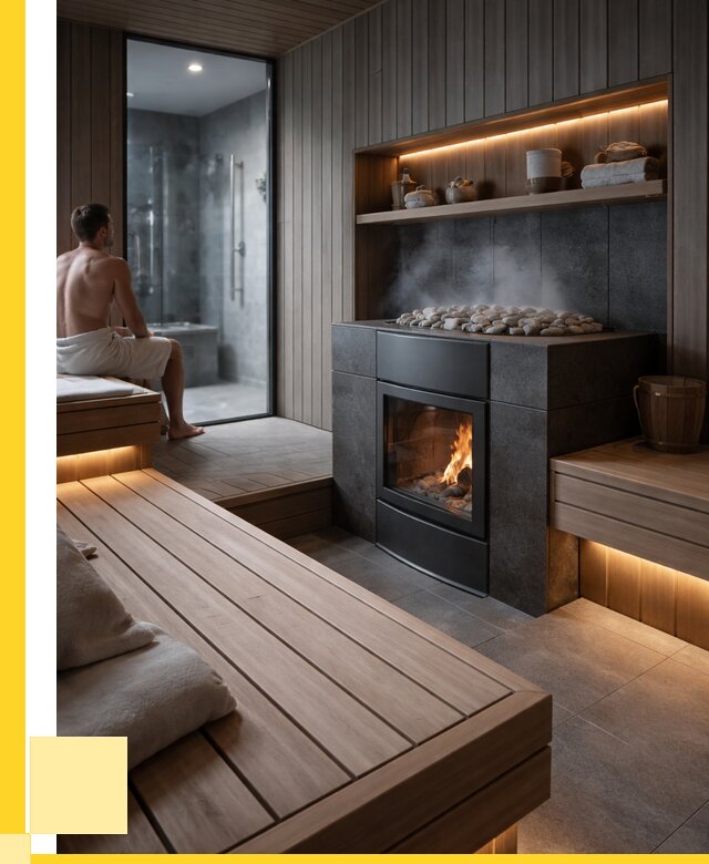 Проект сауны в частном доме в Спасске-Дальнем от 36215 р. | ЭриданСпс
