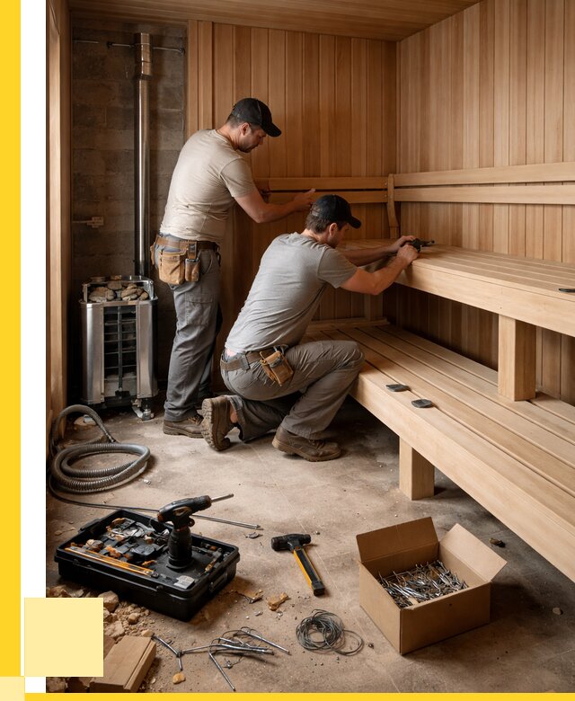 Монтаж саун под ключ в Спасске-Дальнем от 124164 р. | ЭриданСпс