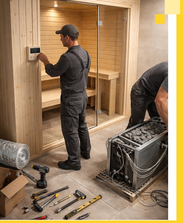 Поставка, установка и монтаж электрических саун в Спасске-Дальнем