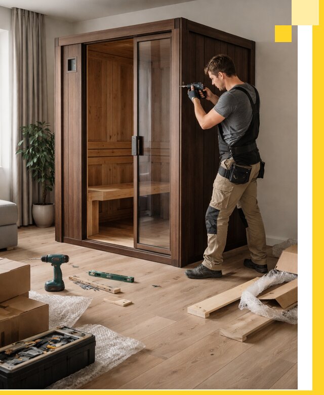 Установка и производство мини саун под ключ в Спасске-Дальнем