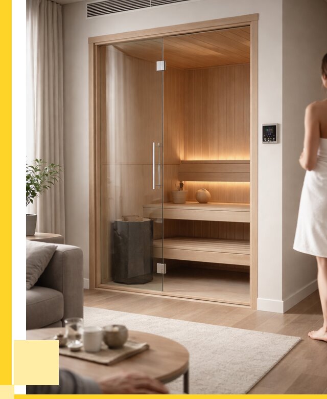 Сауна в квартире под ключ в Спасске-Дальнем от 124164 р. ЭриданСпс