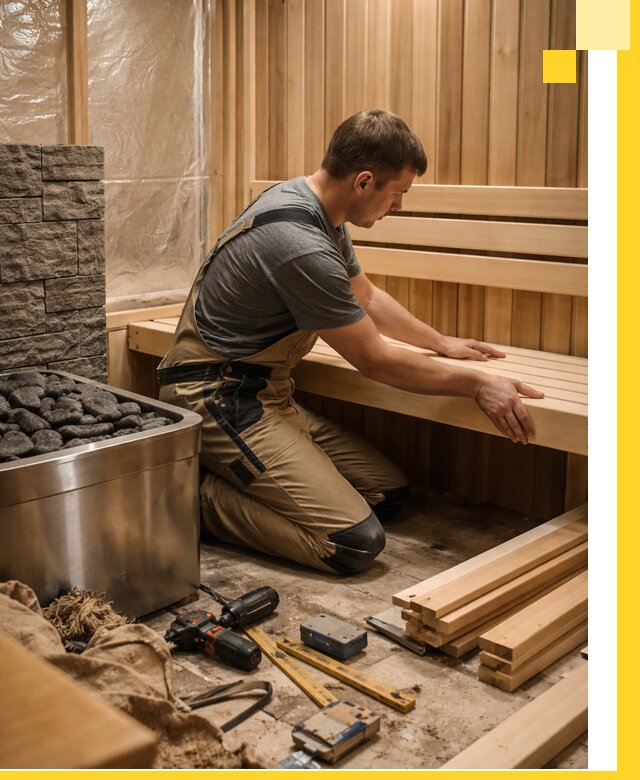 Сауны для дома под ключ с проектированием и монтажом в Спасске-Дальнем