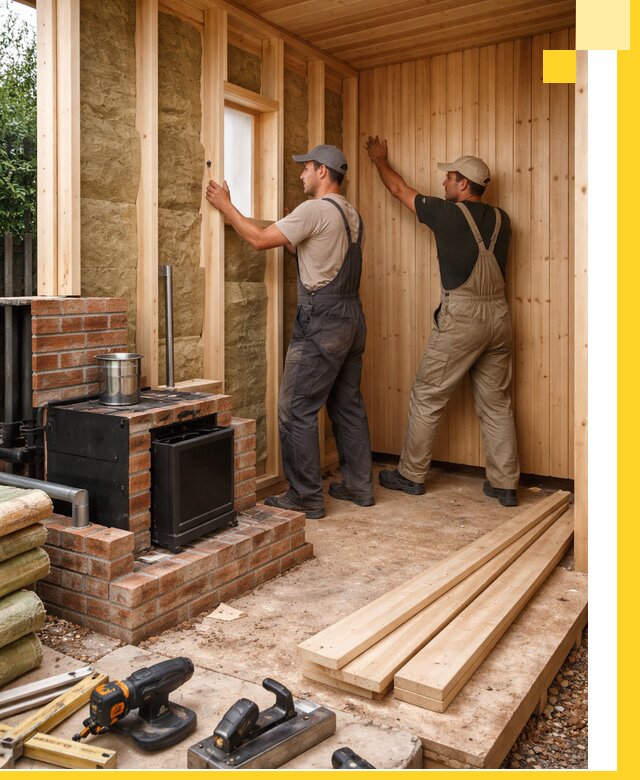 Строительство и установка дачных саун под ключ в Спасске-Дальнем