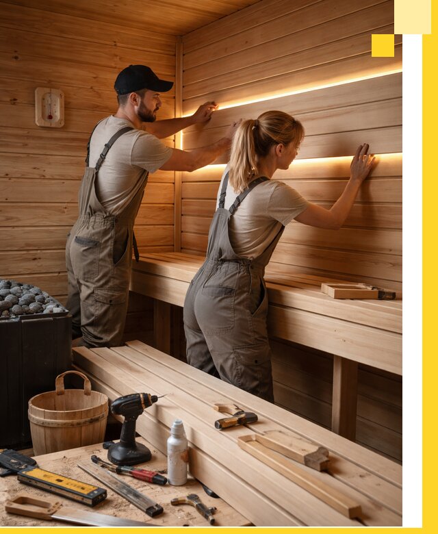 Дизайн саун и бань под ключ с индивидуальным проектом в Спасске-Дальнем