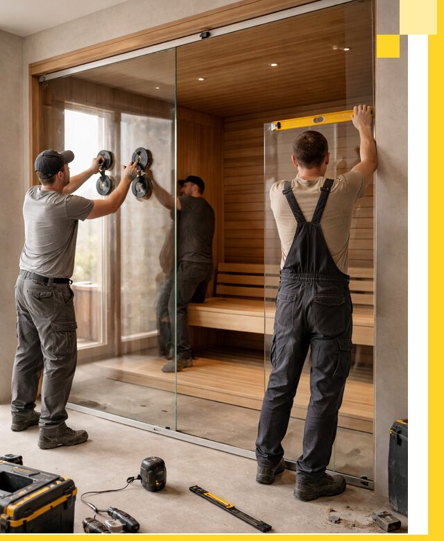 Производство и монтаж стеклянных саун под ключ в Спасске-Дальнем