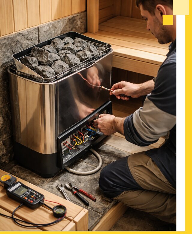 Продажа и установка электрокаменок для саун в Спасске-Дальнем