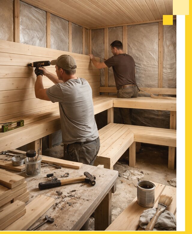 Профессиональная отделка бань и саун под ключ в Спасске-Дальнем