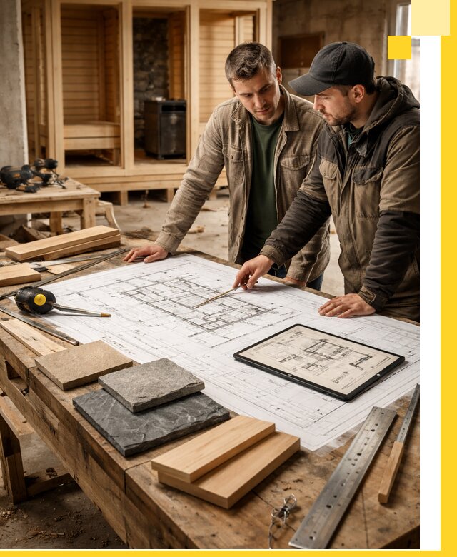 Проекты бань под ключ и планы строительства в Спасске-Дальнем