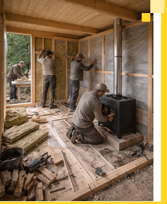 Профессиональный монтаж бань под ключ в Спасске-Дальнем для дома