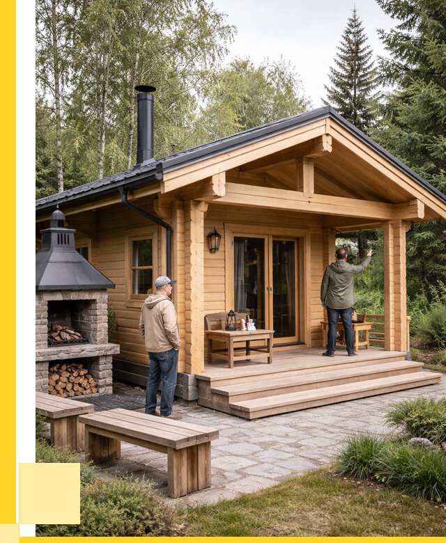 Деревянные бани под ключ в Спасске-Дальнем от 465615 р. | ЭриданСпс