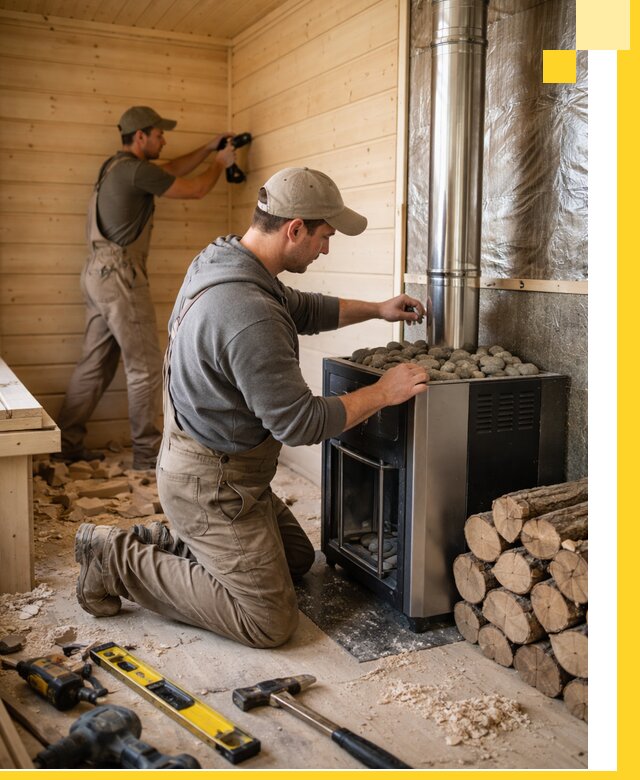 Строительство деревянных бань под ключ в Спасске-Дальнем проекты и монтаж