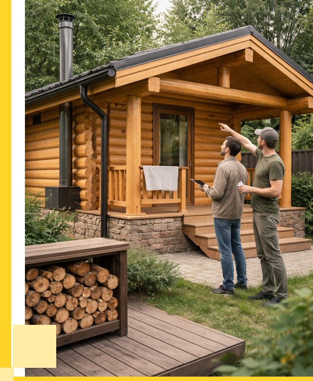 Бани для дачи под ключ в Спасске-Дальнем от 258675 р. | ЭриданСпс