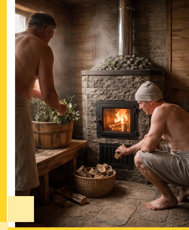 Банные печи под ключ в Спасске-Дальнем от 46562 р. | ЭриданСпс кирпичная