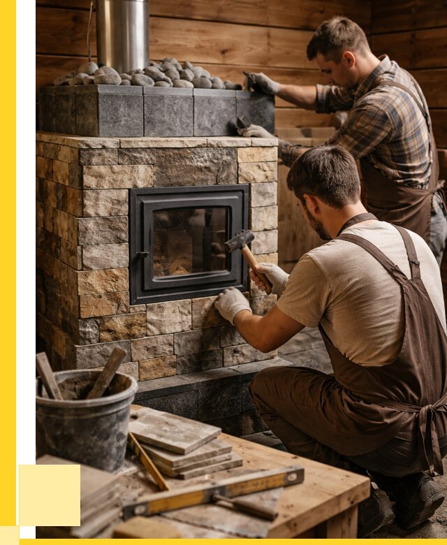 Облицовка банной печи в Спасске-Дальнем от 15521 р. | ЭриданСпс